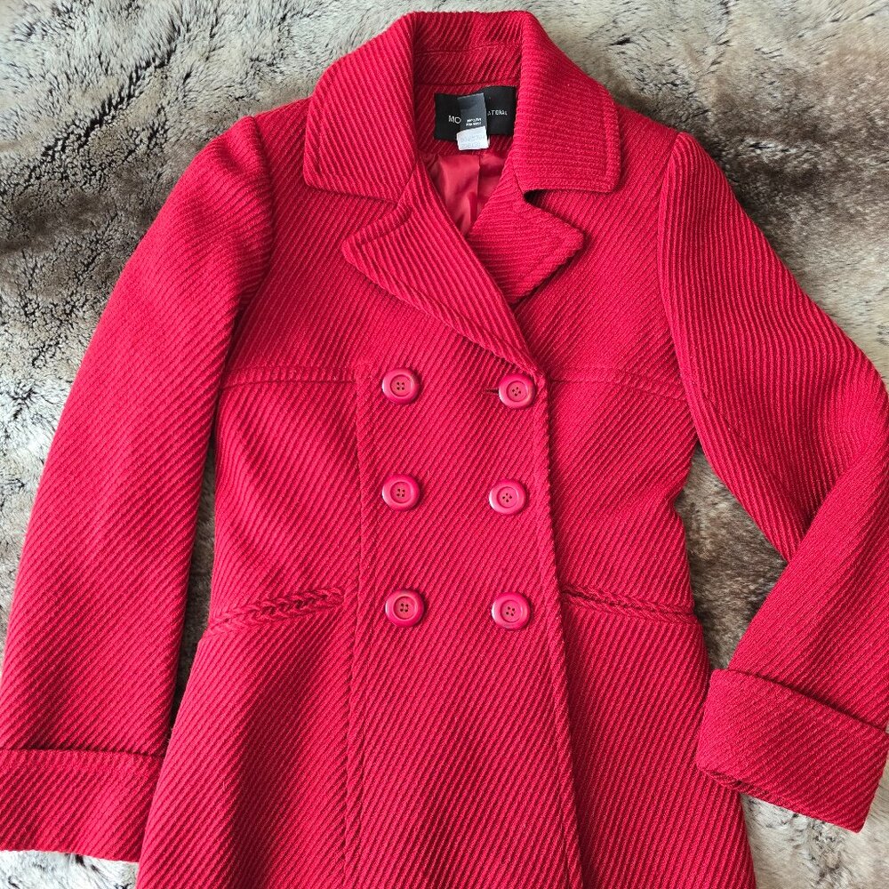 MODA International Women's Corduroy Peacoat